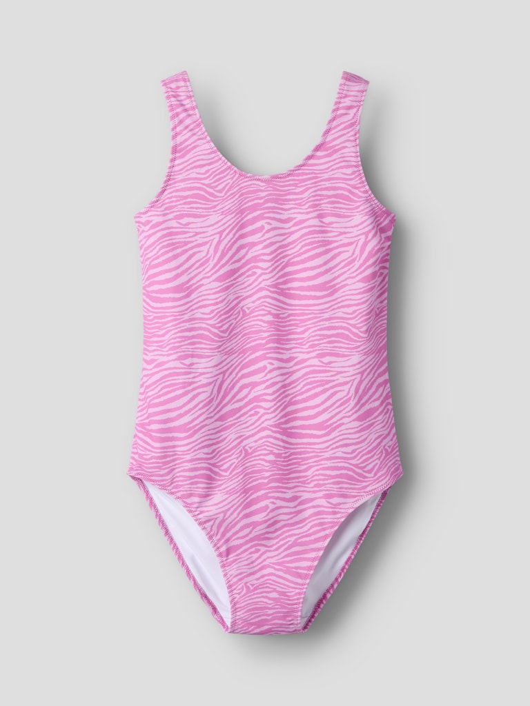 Baddräkt Zanimal Mönstrad Zebra Rosa