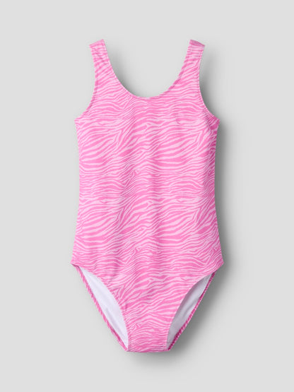 Baddräkt Zanimal Mönstrad Zebra Rosa
