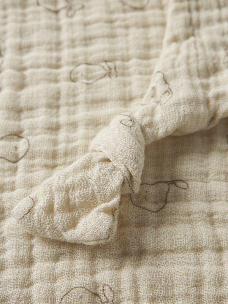 Snutte  Polda Mönstrad Muslin Beige