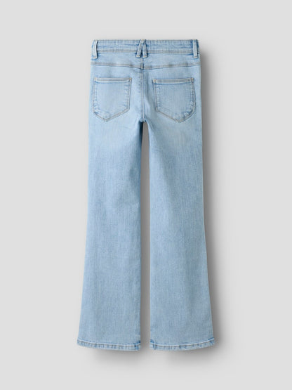 Bootcutjeans Polly Light Blue Bleached Denim