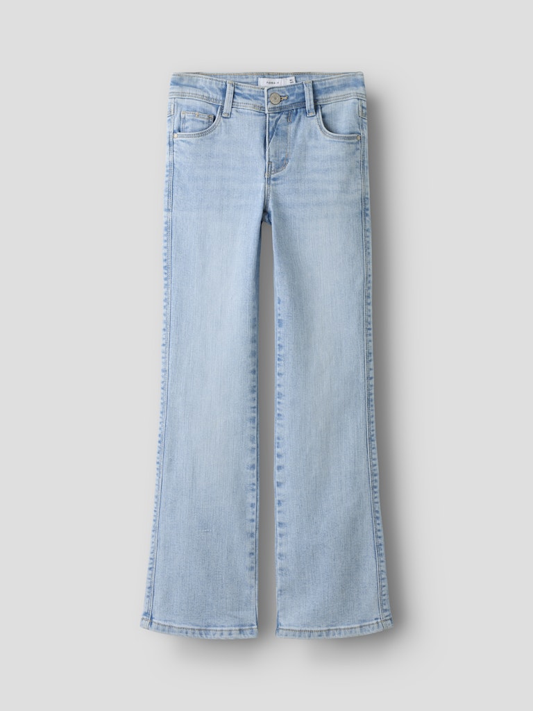 Bootcutjeans Polly Light Blue Bleached Denim