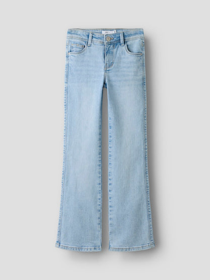 Bootcutjeans Polly Light Blue Bleached Denim