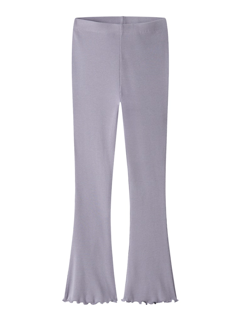 Bootcut Leggings/Byxa Nakal Ribbad Lila
