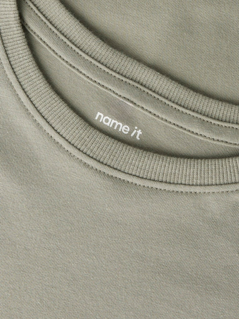 T-shirt Vobbo K Kortärmad Enfärgad Grön