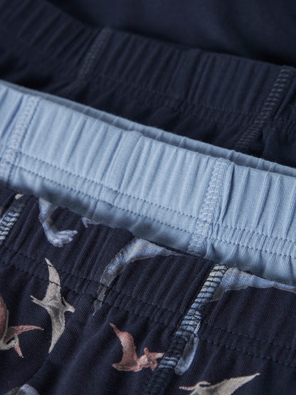 3-P Kalsonger Dinosarier Blå/Ljusblå/Blå