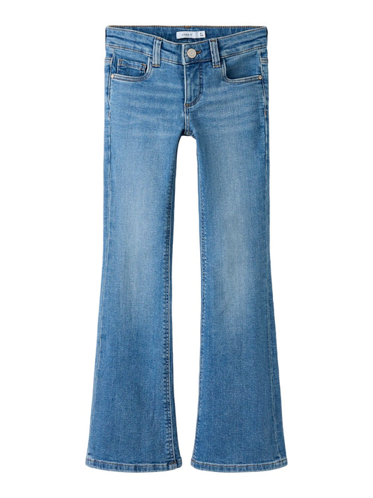 Bootcutjeans Polly Bakfickor Ficklock Brodyr Medium Blå