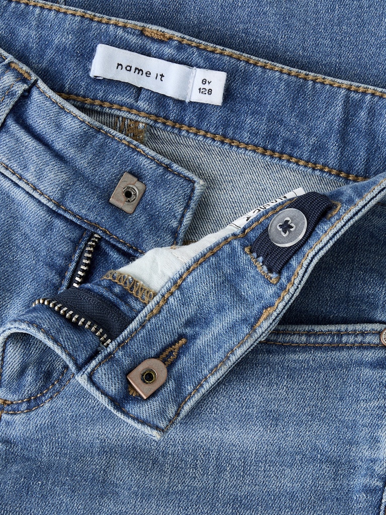Bootcutjeans Polly Bakfickor Ficklock Brodyr Medium Blå
