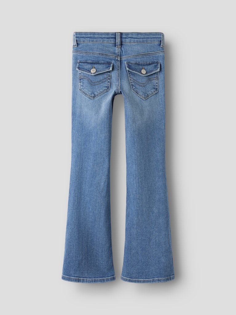 Bootcutjeans Polly Bakfickor Ficklock Brodyr Medium Blå