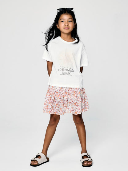 Skort Kjol/Shorts Hansin Mönstrad Rosa/Orange