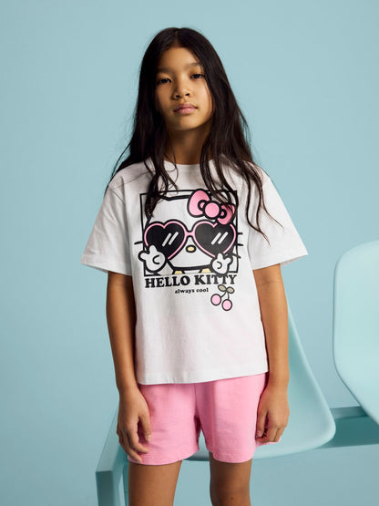 Topp Hello Kitty Kortärmad Afira Vit
