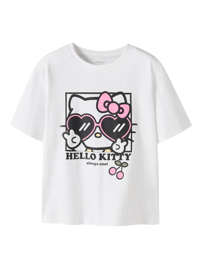 Topp Hello Kitty Kortärmad Afira Vit