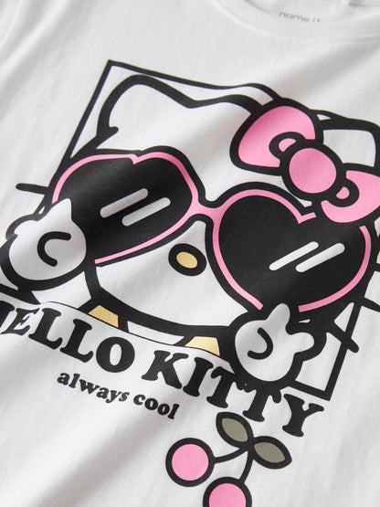 Topp Hello Kitty Kortärmad Afira Vit