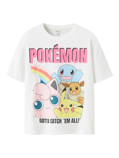 Topp Pokémon Kortärmad Mysa Vit