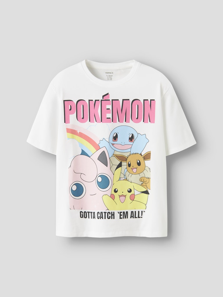 Topp Pokémon Kortärmad Mysa Vit