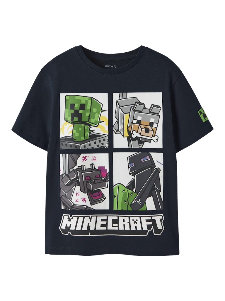 T-shirt Minecraft Kortärmad Mykin Blå