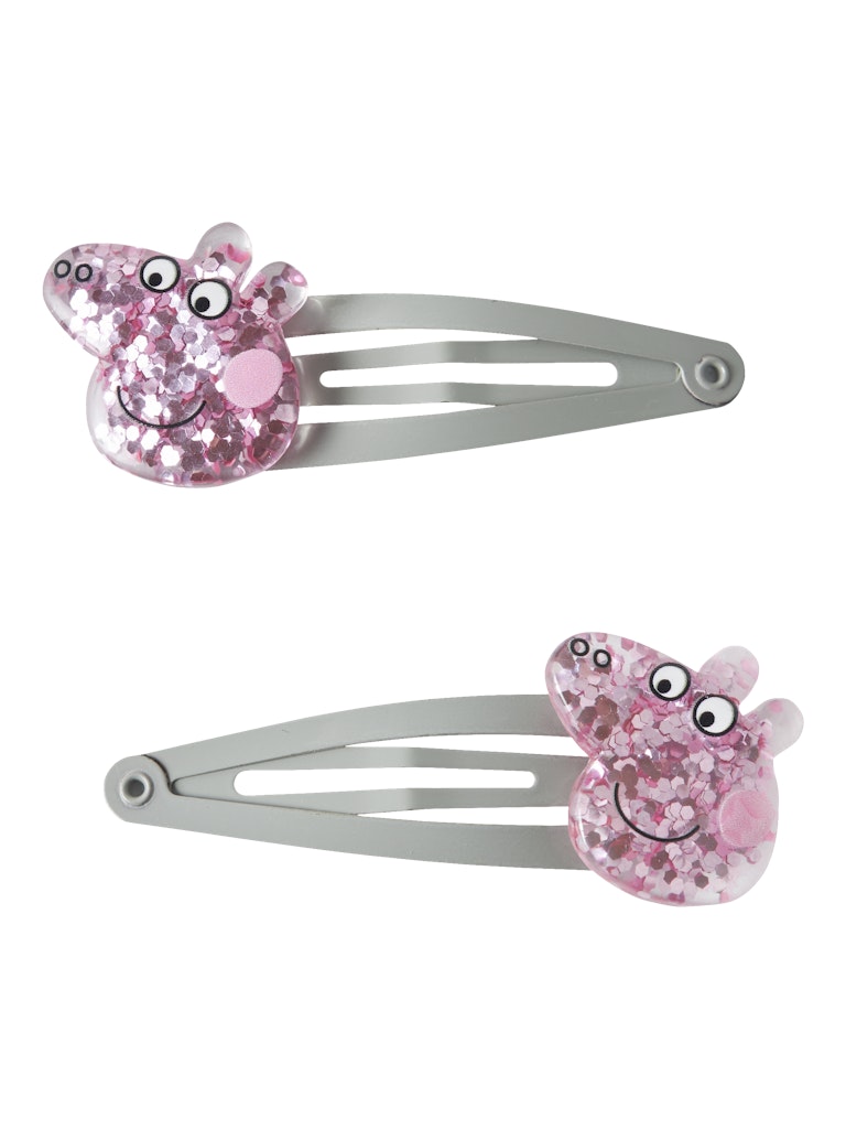 Hårspännen Greta Gris 2-pack Arna Grön/Rosa