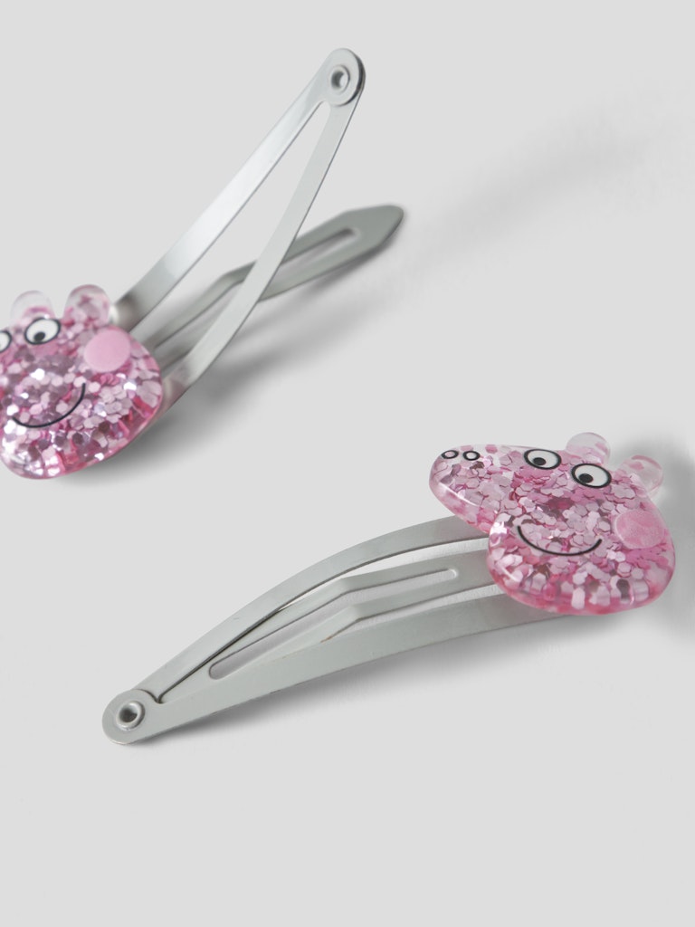 Hårspännen Greta Gris 2-pack Arna Grön/Rosa