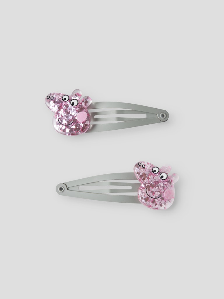 Hårspännen Greta Gris 2-pack Arna Grön/Rosa