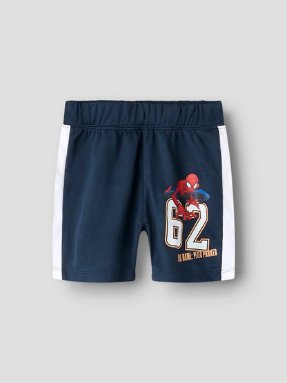 Shorts Spiderman Poly Anri Marinblå