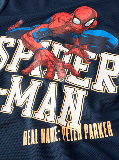 T-shirt Kortärmad Spiderman Poly Anri Marinblå