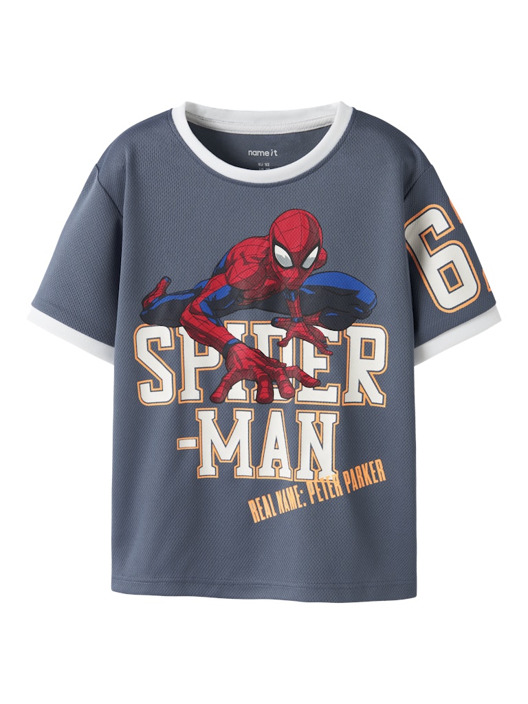 T-shirt Kortärmad Spiderman Poly Anri Blå