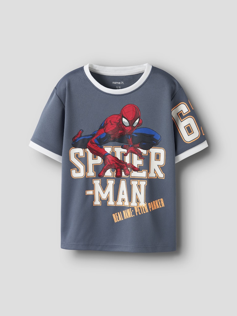 T-shirt Kortärmad Spiderman Poly Anri Blå