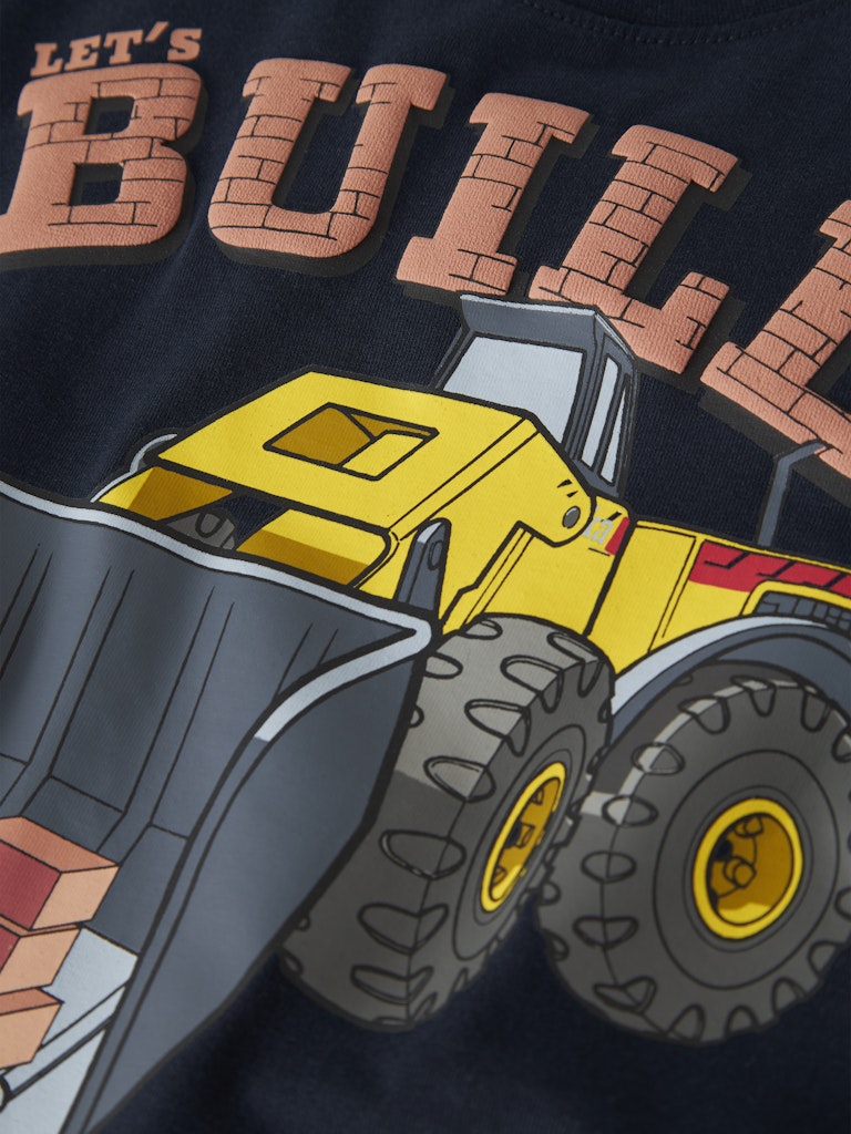T-shirt Kortärmad Tonka Bilar Fordon Blå