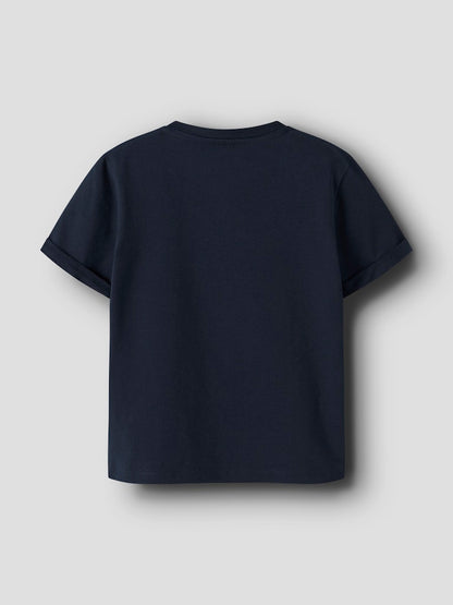 T-shirt Kortärmad Tonka Bilar Fordon Blå