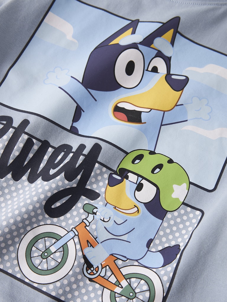 Kortärmad Topp Bluey Malih Blå