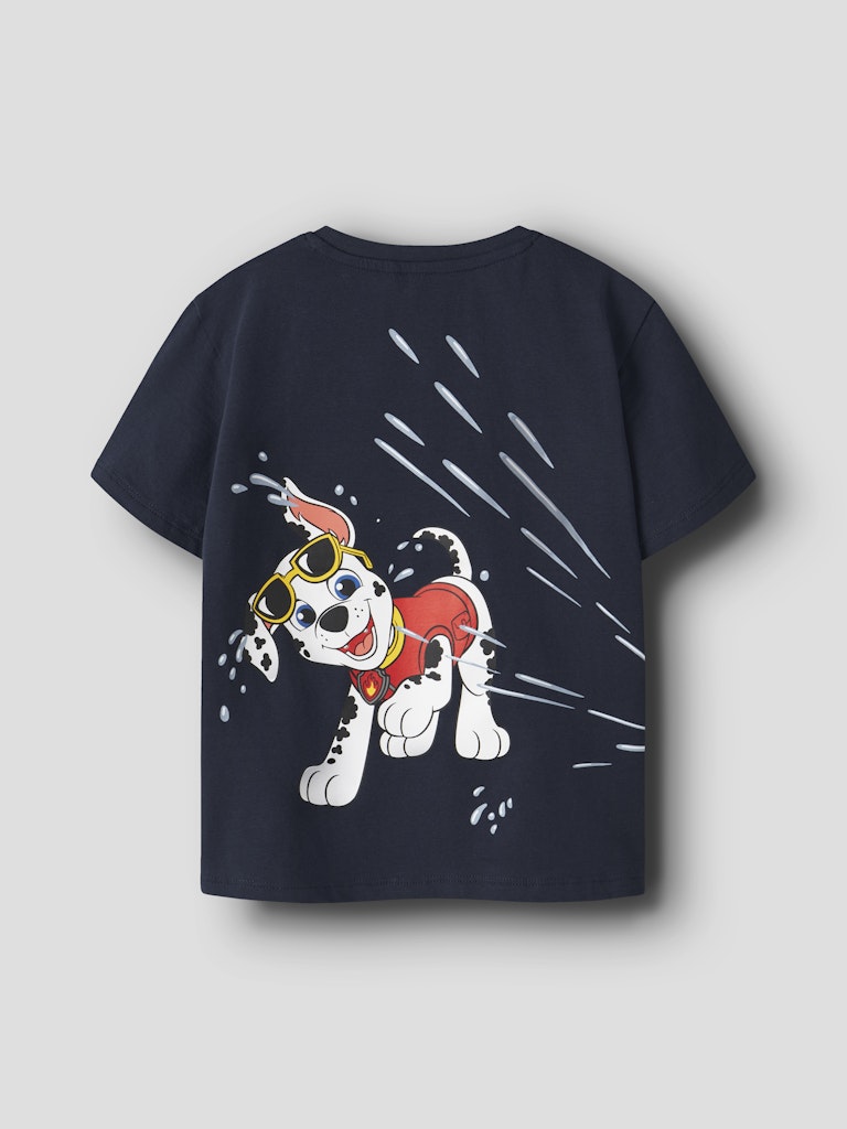 T-shirt Paw Patrol Chase Marshall Rubble Macas Marinblå