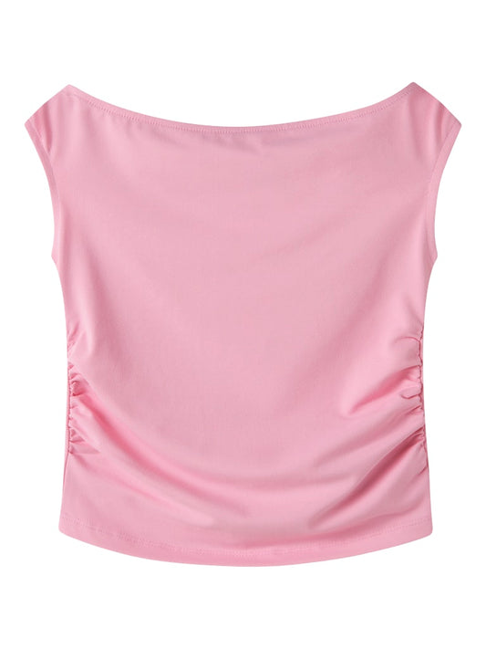 Topp Helgu Rynk Enfärgad Rosa
