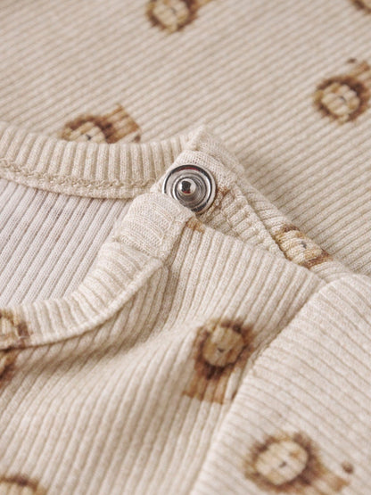 Body Lejon Ribbad Hobit Beige