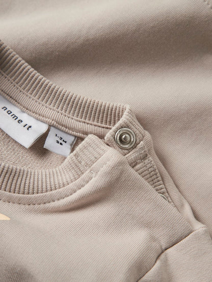 Sweattröja Giraff Hall Beige