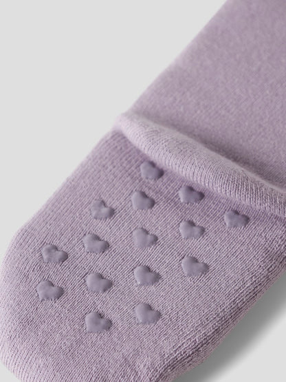 Halkstrumpor Tinaja Enfärgade Lila