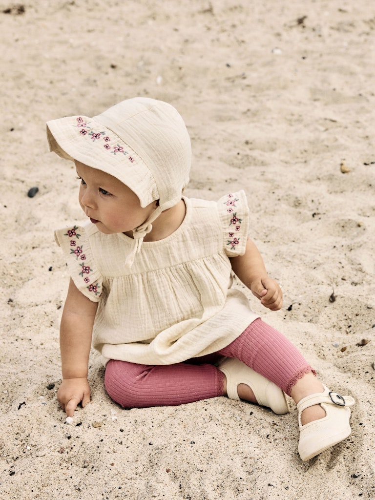Leggings Hallie Ribbade Enfärgade Rosa