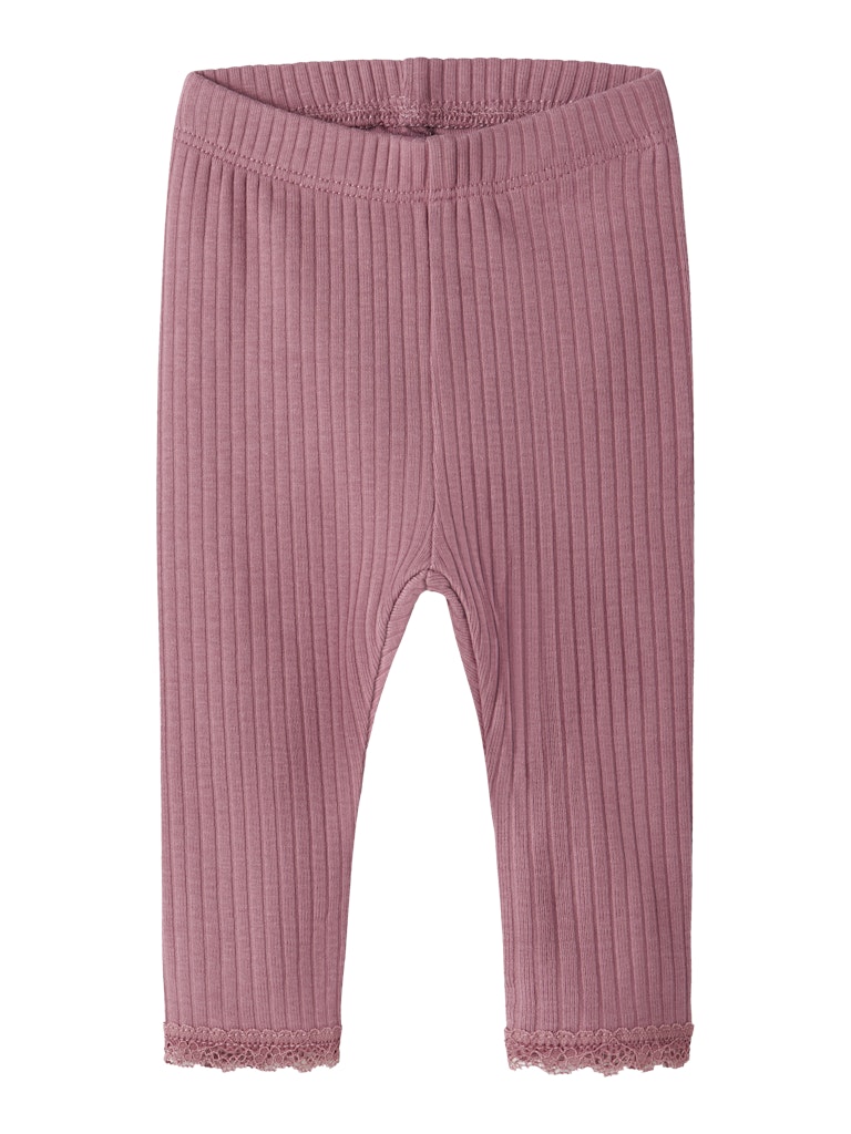 Leggings Hallie Ribbade Enfärgade Rosa