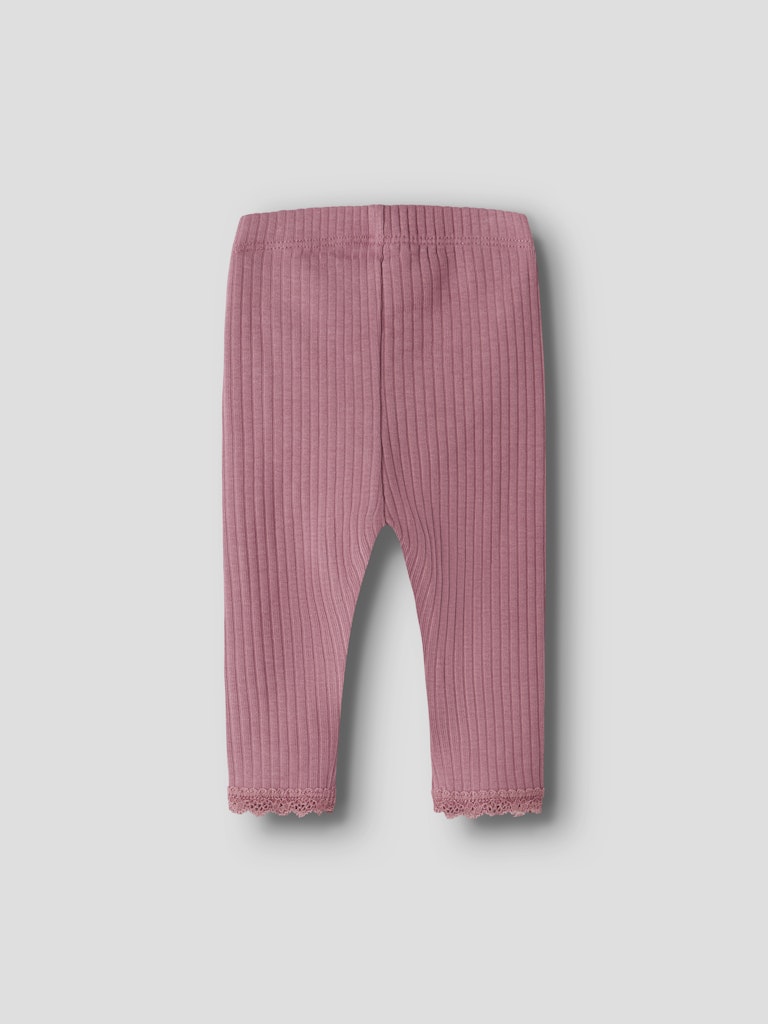 Leggings Hallie Ribbade Enfärgade Rosa