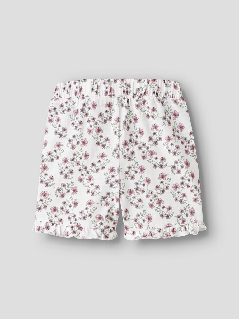 Shorts Hailedo Mönstrade Blommor Vit