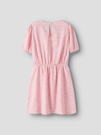 Omlottklänning Fany Småblommig Rosa