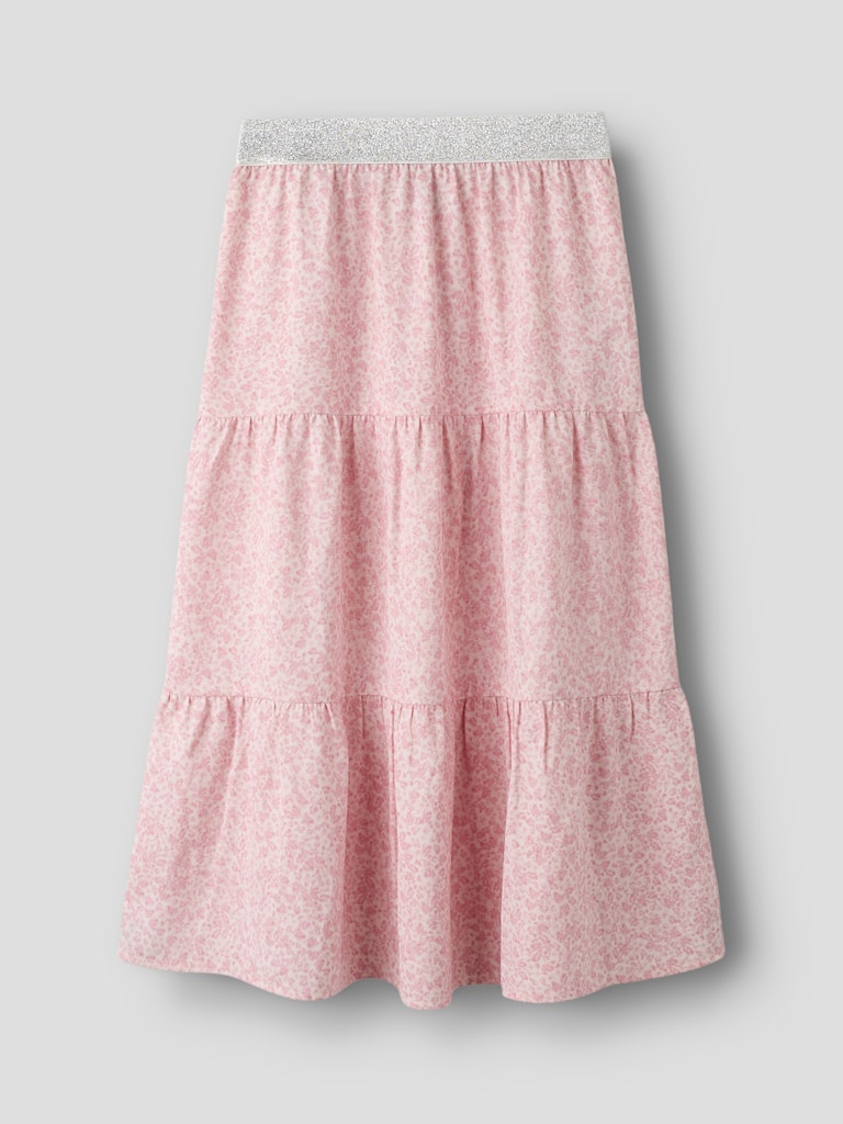 Långkjol Fany Småblommig Rosa