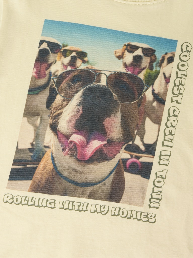 T-shirt Voto Hund Gul