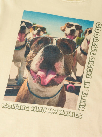 T-shirt Voto Hund Gul