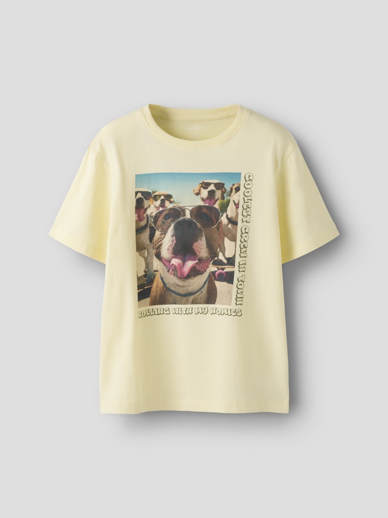 T-shirt Voto Hund Gul