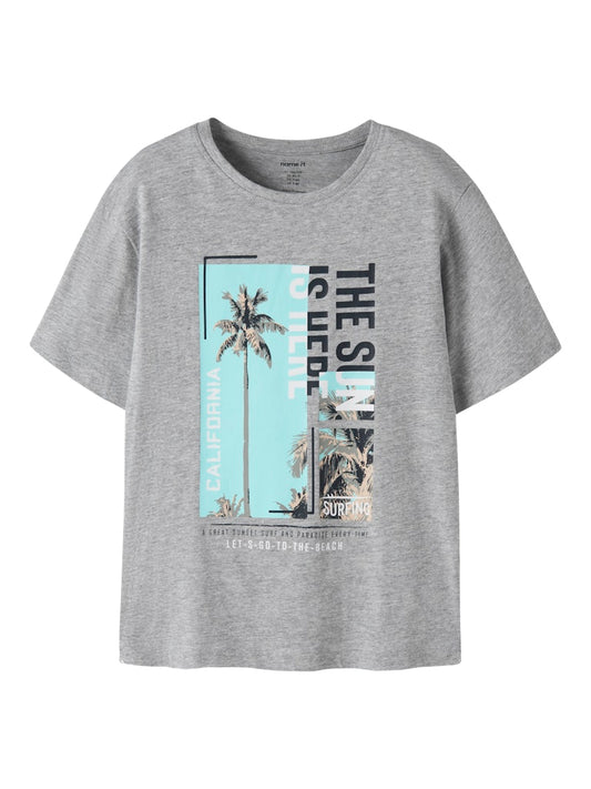 T-shirt Vagno Loose Grå