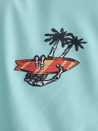 T-shirt Vagno Loose Turkos