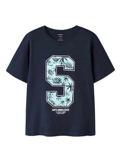 T-shirt Vagno Loose Blå