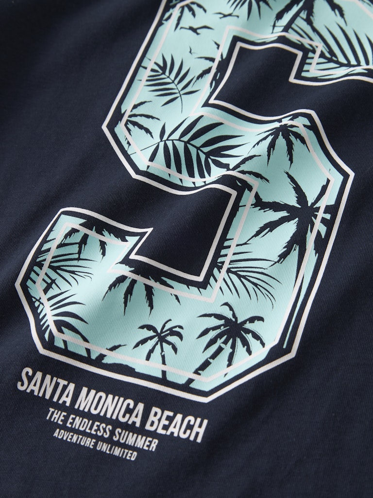 T-shirt Vagno Loose Blå