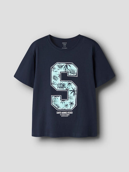 T-shirt Vagno Loose Blå