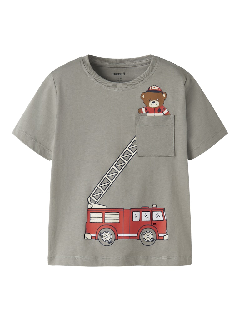 Kortärmad T-shirt Brandbil Vilian Grön