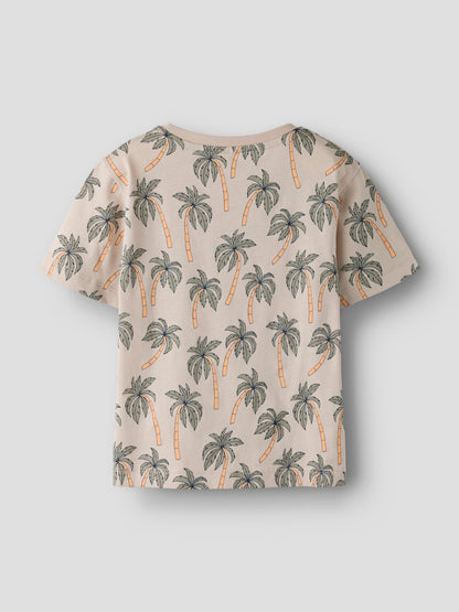 Kortärmad T-shirt Valther Palmer Beige